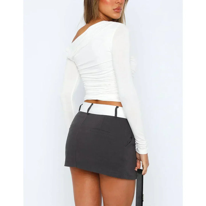 Käthe | Stilvolles Twisted Langarmtop für Frauen