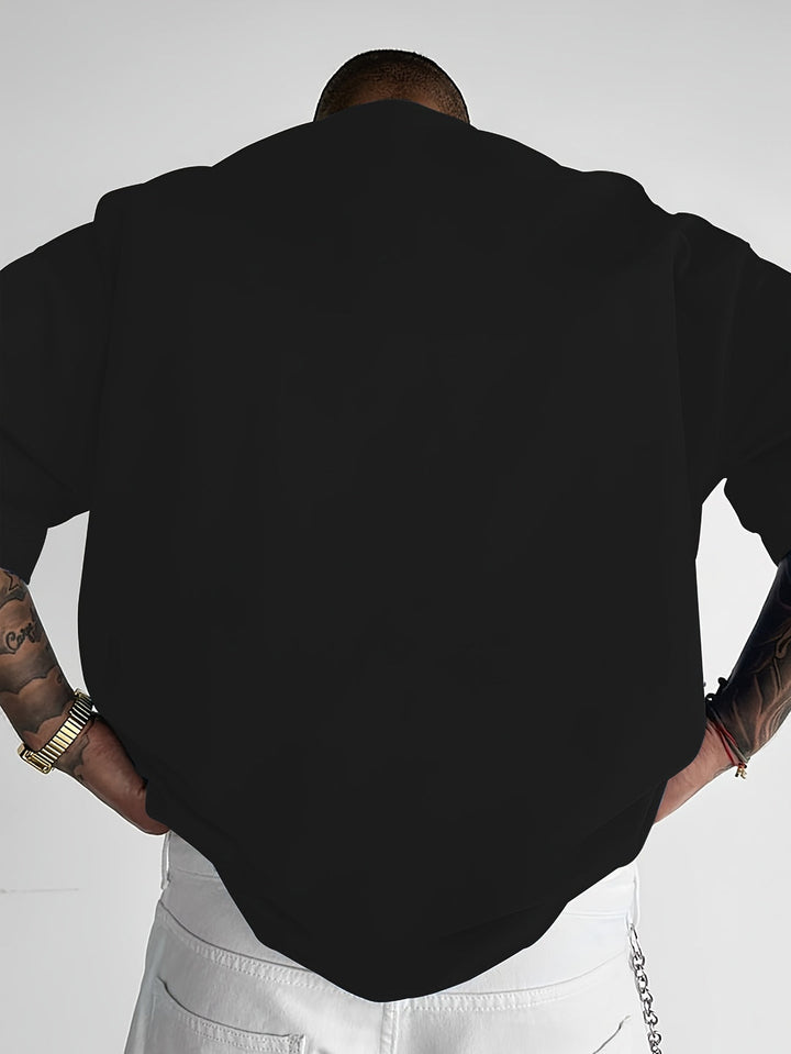 Herren Oversized Graphic Streetwear T-Shirt