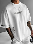 Herren Oversized Graphic Streetwear T-Shirt