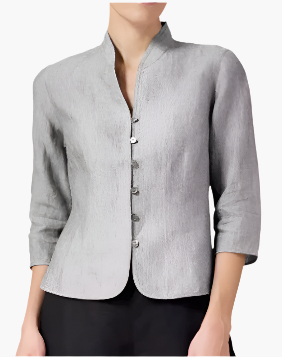 Damenblazer mit Stehkragen – Eleganter Business-Look für Büro und besondere Anlässe