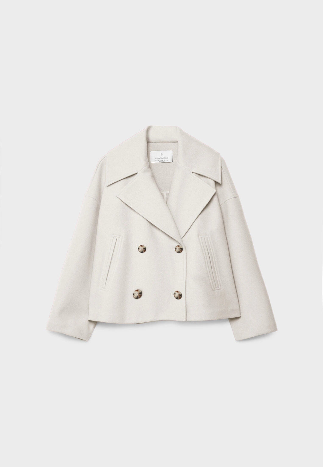 Mantel Damen - Kurzer Doppelt-gefütterter Mantel
