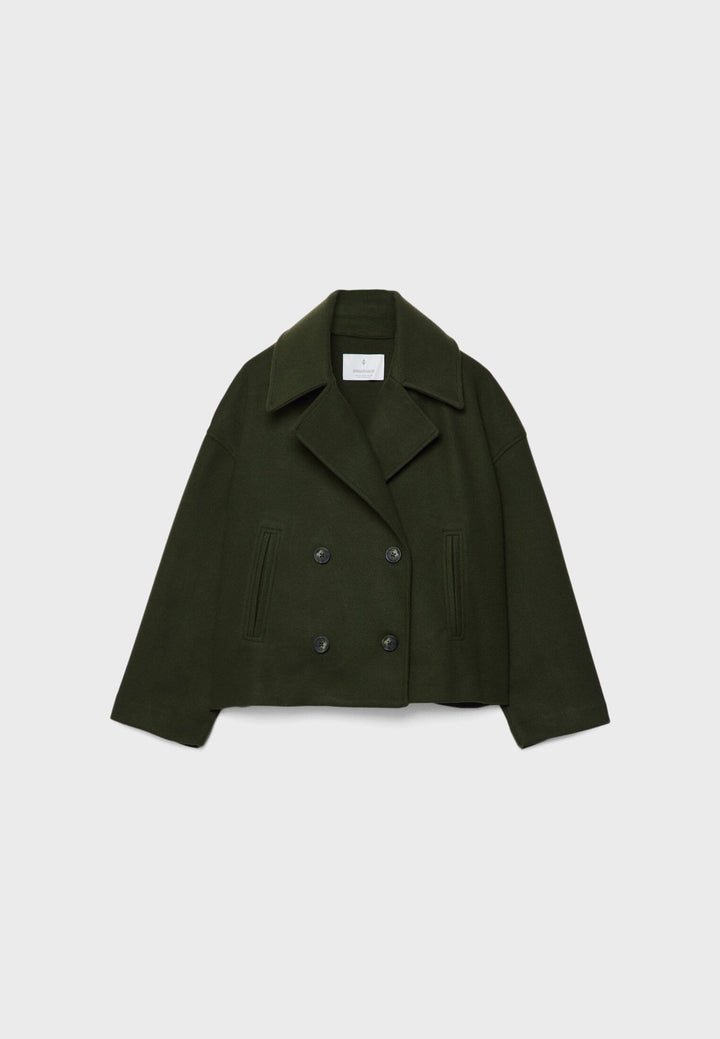 Mantel Damen - Kurzer Doppelt-gefütterter Mantel