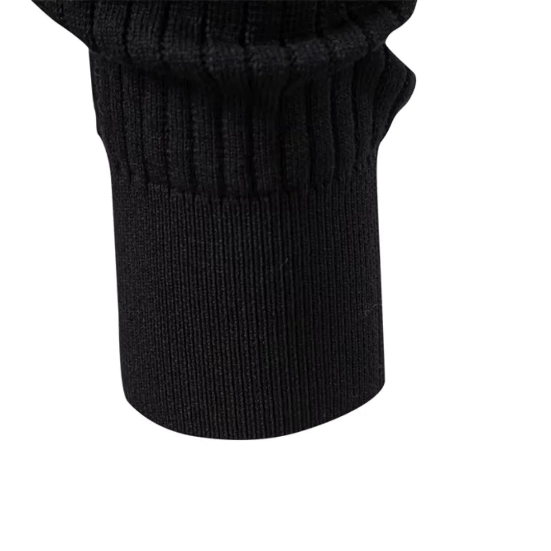 Herrenpullover mit Rundhalsausschnitt und Knopfleiste für den täglichen Gebrauch