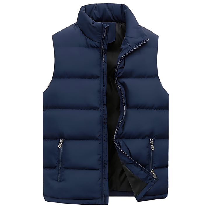 Herren Bodywarmer Puffer Weste für Lagen mit Gestepptem Look
