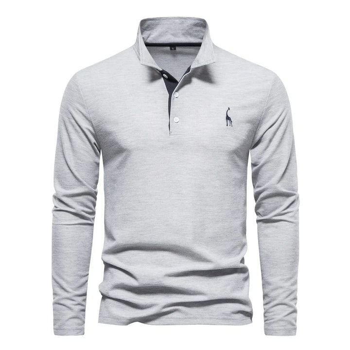 Polo-Shirt Herren Knop-Hals Casual