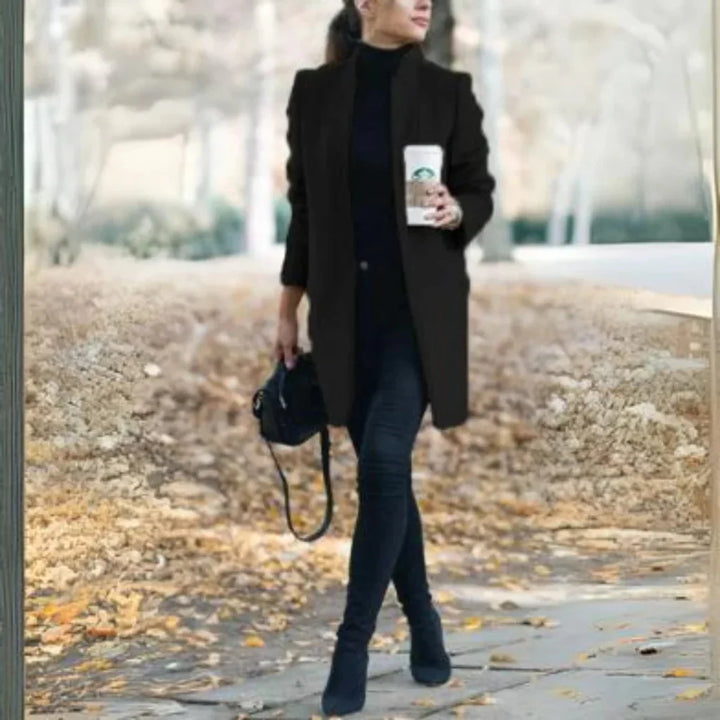 Damen Winterjacke mit Stehkragen - elegante Oberbekleidung mit klassischer Wärme