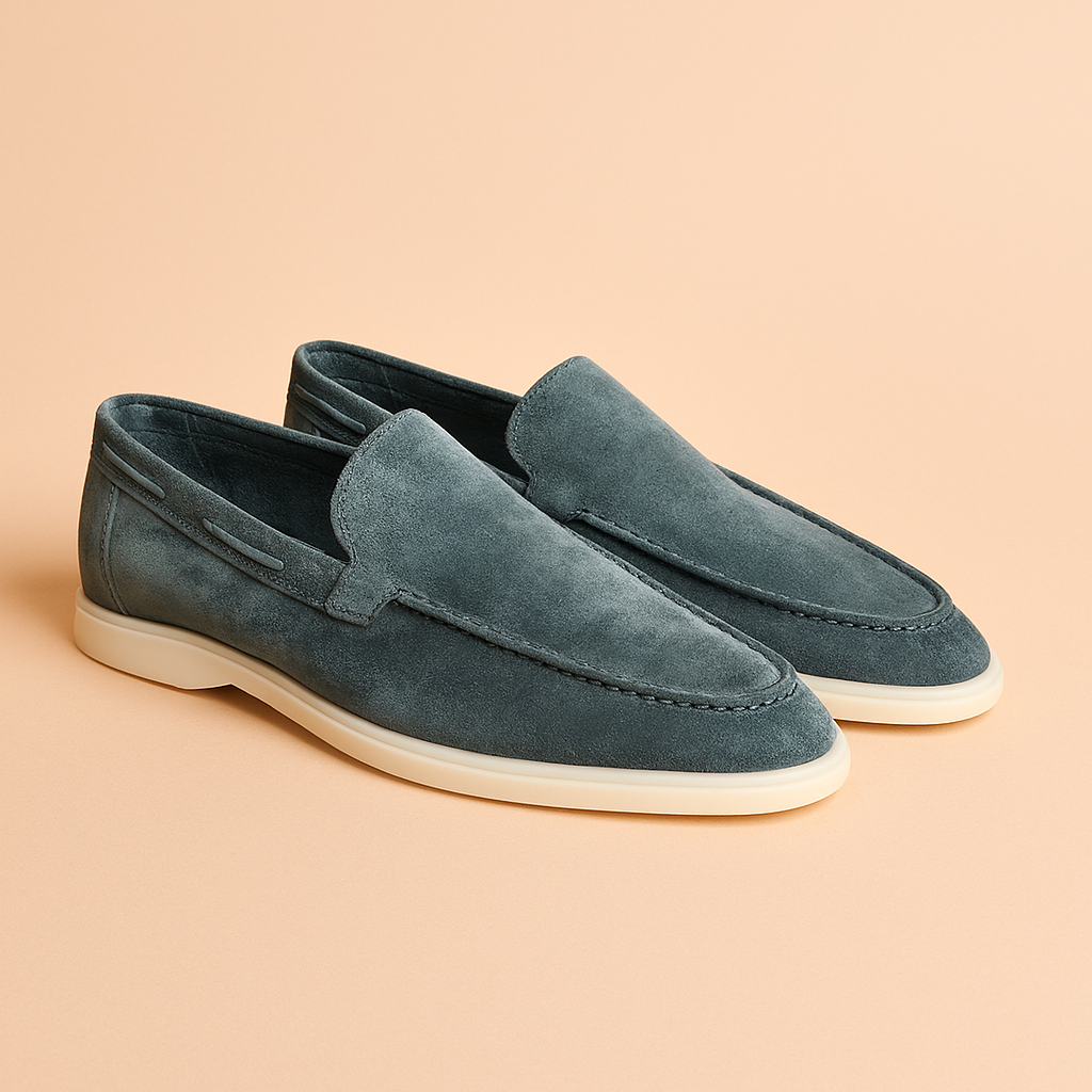 Bequeme Slipper für Herren im Wildleder-Look | Abelard