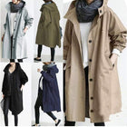 Kelly – Lässige, mittellange Windjacke für Frauen mit langen Ärmeln