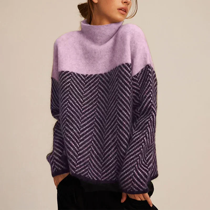 Pull à col montant pour femme | Idéal pour les jours frais