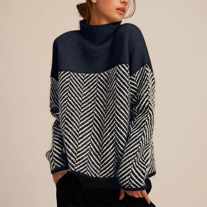 Pull à col montant pour femme | Idéal pour les jours frais