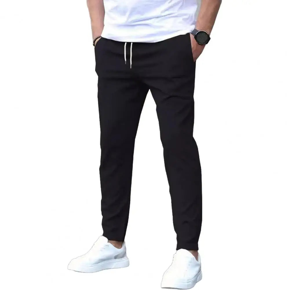 Herren Jogginghose mit Seitentaschen und Elastischem Bund
