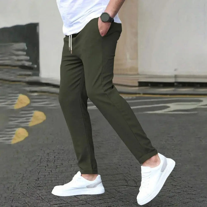 Herren Jogginghose mit Seitentaschen und Elastischem Bund