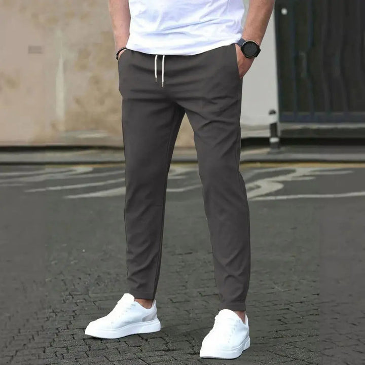 Herren Jogginghose mit Seitentaschen und Elastischem Bund