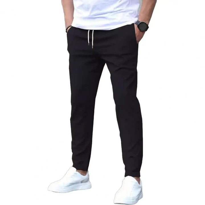 Herren Jogginghose mit Seitentaschen und Elastischem Bund
