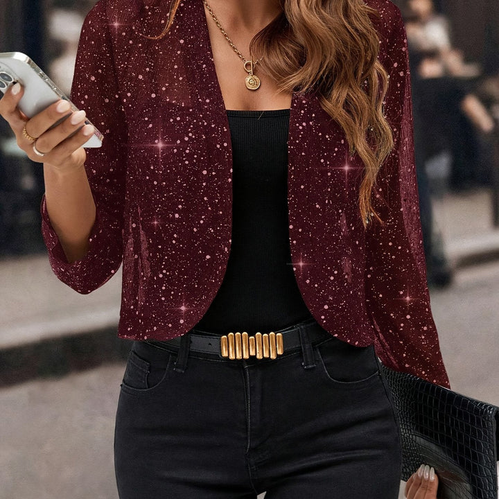 Elaine | Veste courte brillante