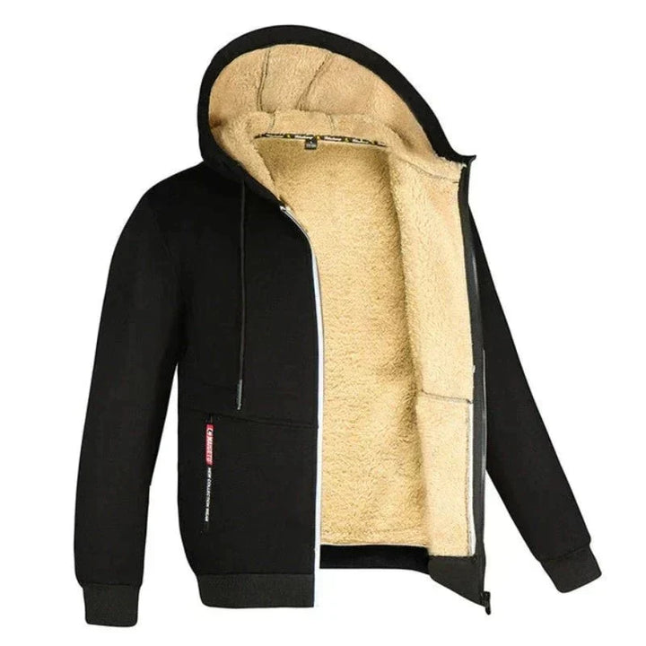 Ethan | Warme Winterweste für Herren | Strickdesign mit Wollfutter