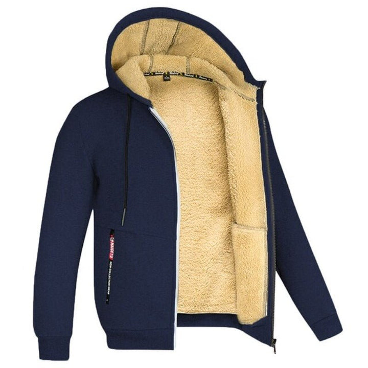 Ethan | Warme Winterweste für Herren | Strickdesign mit Wollfutter