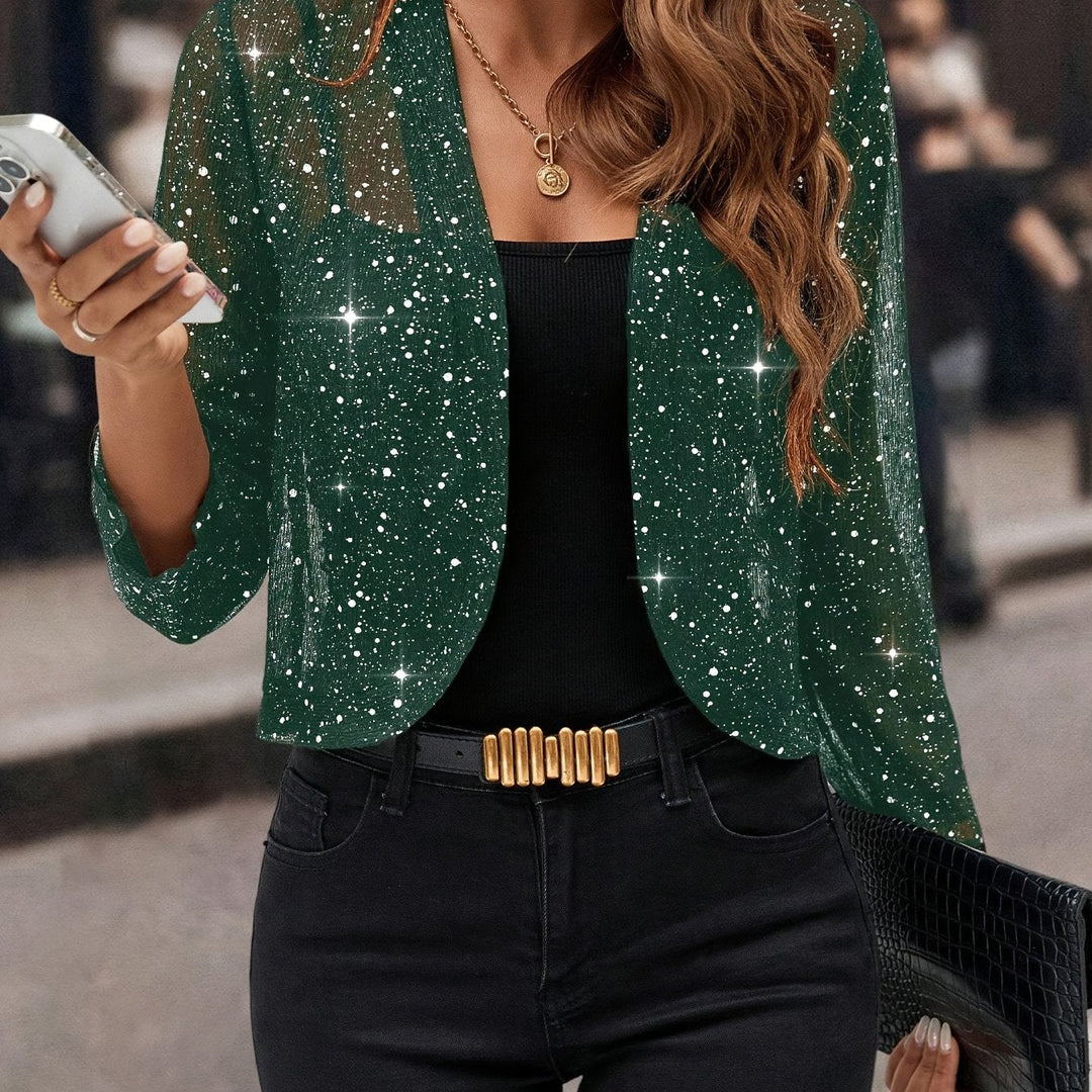 Elaine | Veste courte brillante