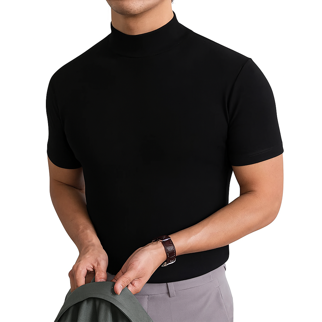 Atmungsaktives Herren-Turtleneck-Shirt