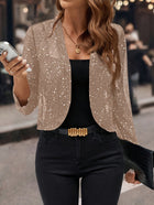 Elaine | Veste courte brillante