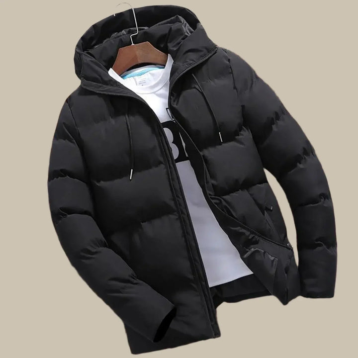 Winterjacke Herren – Warme wasserdichte Pufferjacke mit Kapuze