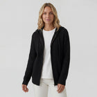 Damen Rippstrick Zip-Up Hoodie Cardigan – Oversized Full-Zip Stil