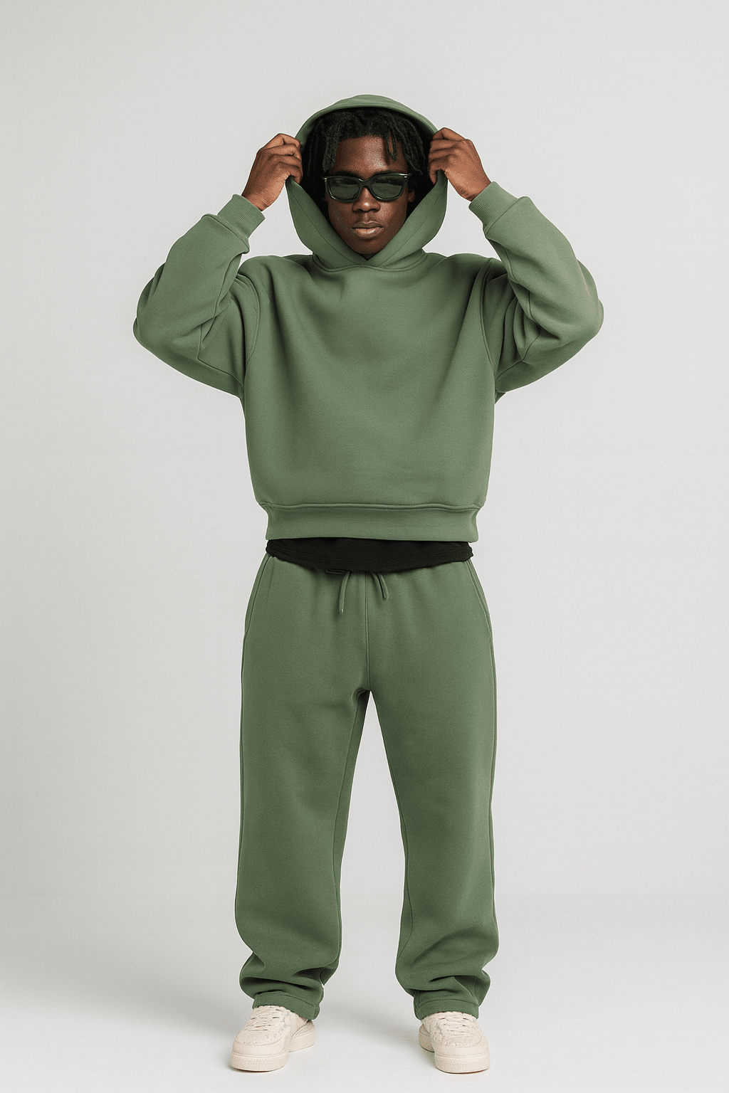 Herren Trainingsanzug – Oversized Passform – Hoodie und Jogginghose Set