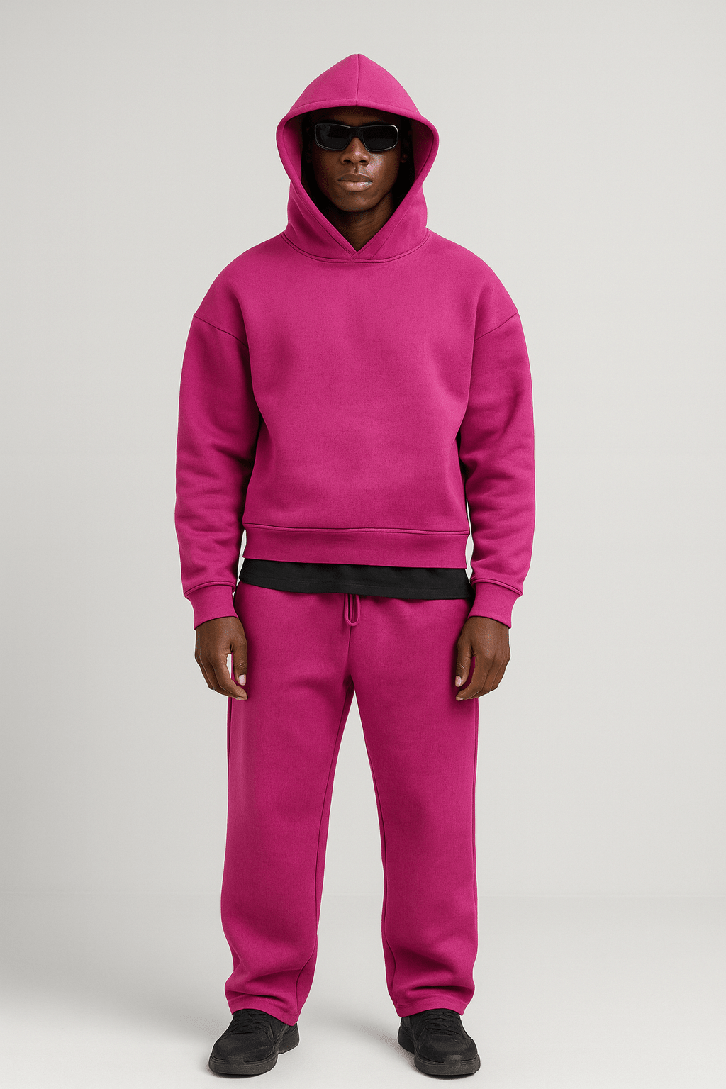 Herren Trainingsanzug – Oversized Passform – Hoodie und Jogginghose Set