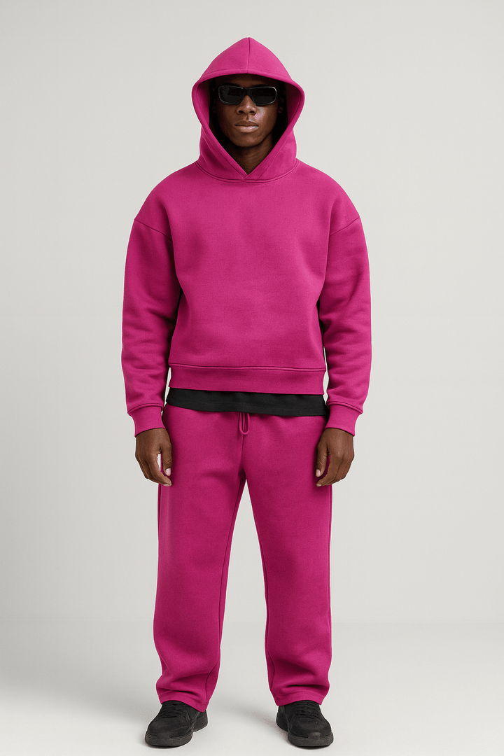 Herren Trainingsanzug – Oversized Passform – Hoodie und Jogginghose Set