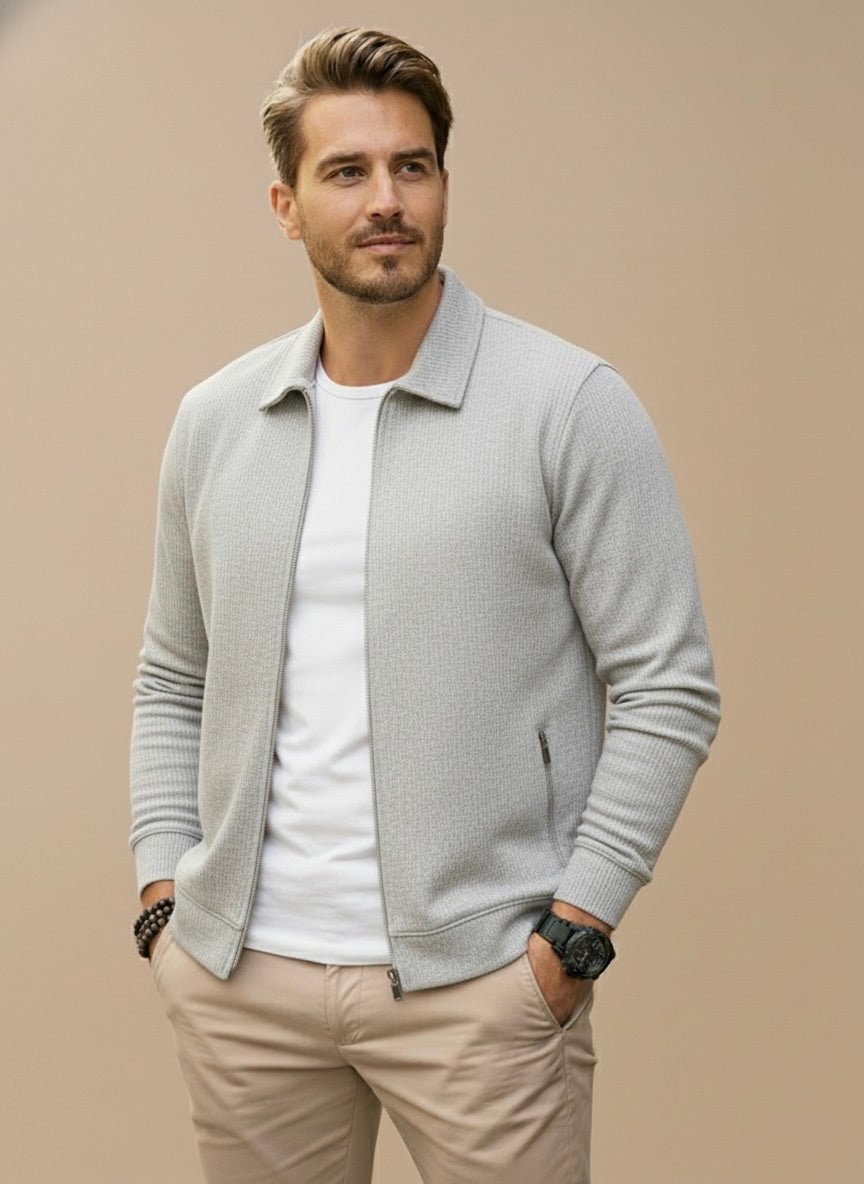 Herren Weste – Reguläre Passform – Mit Reißverschluss und Modernem Look