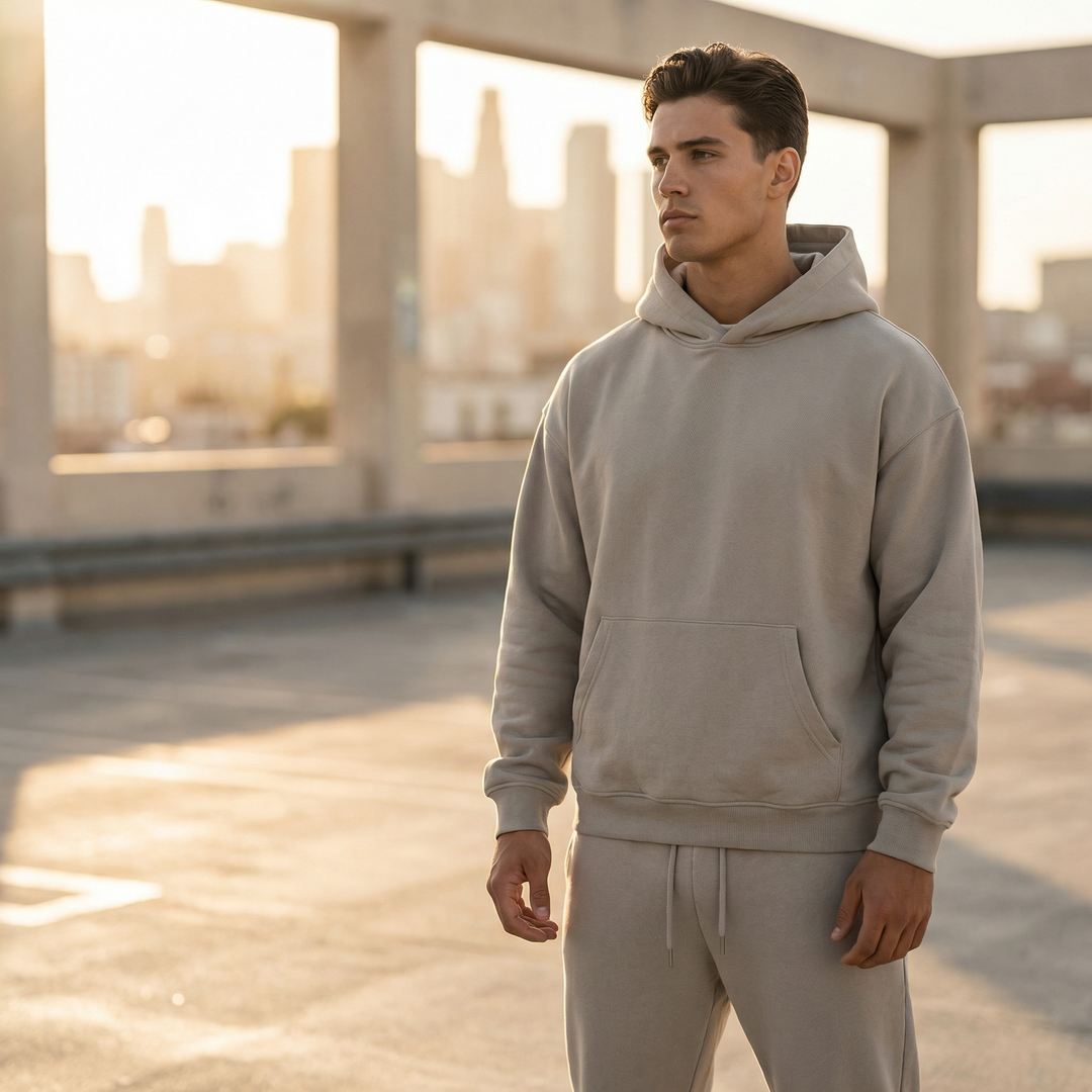 Herren Trainingsanzug – Oversized Passform – Hoodie und Jogginghose Set