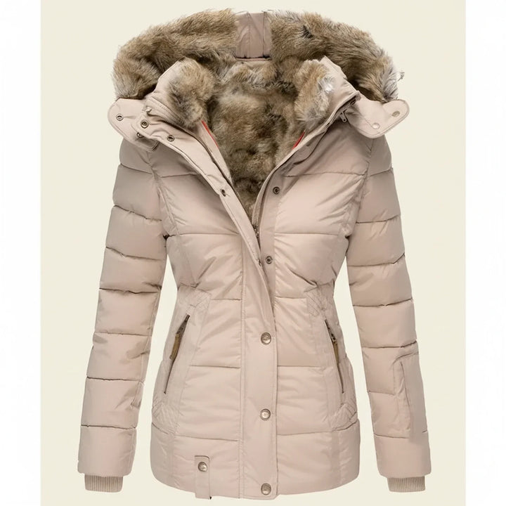 Hooded Winter Puffer Jacket für Frauen