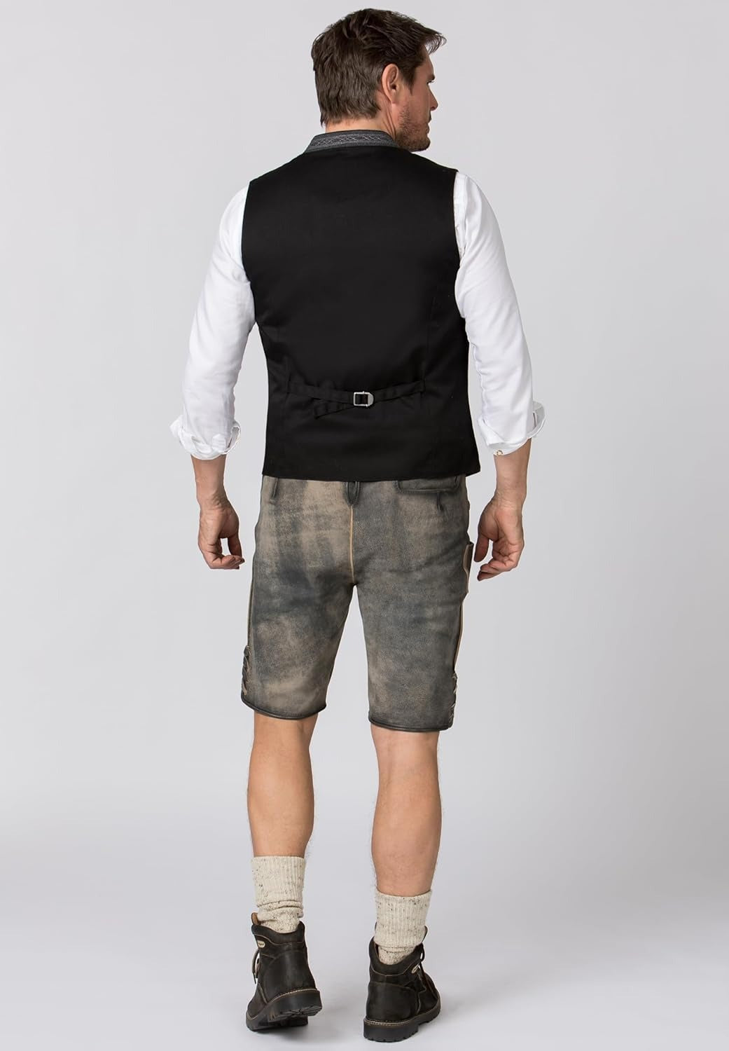 Gilet traditionnel bavarois pour hommes – idéal pour les fêtes et l&