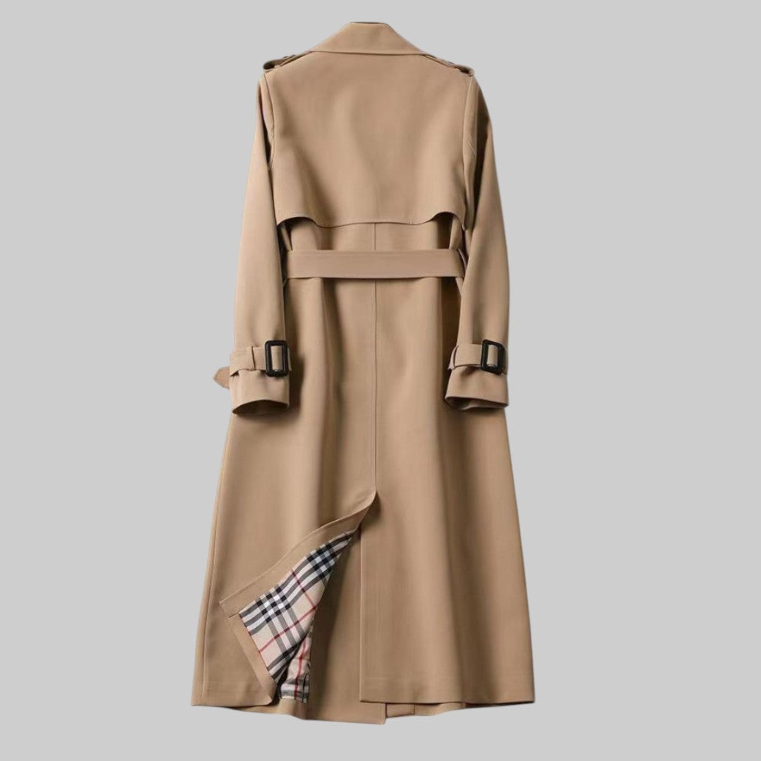 Damen Trenchcoat | Gürtelte Doppelt Breasted Design