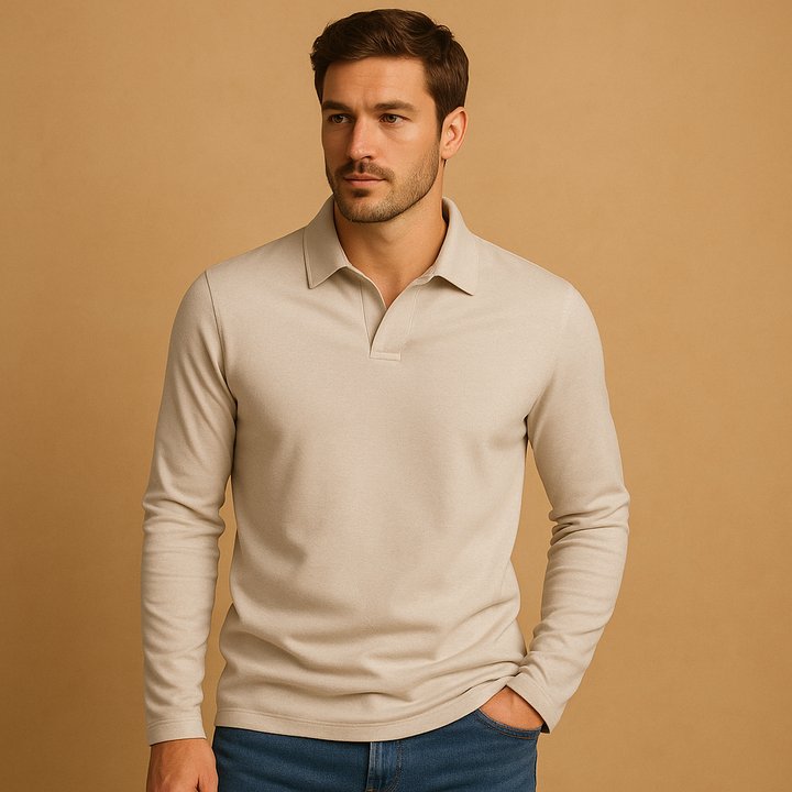 Klassisches Baumwoll-Poloshirt für Herren | Thijs