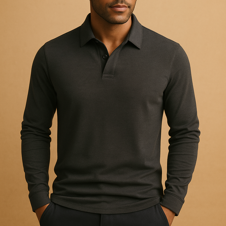 Klassisches Baumwoll-Poloshirt für Herren | Thijs