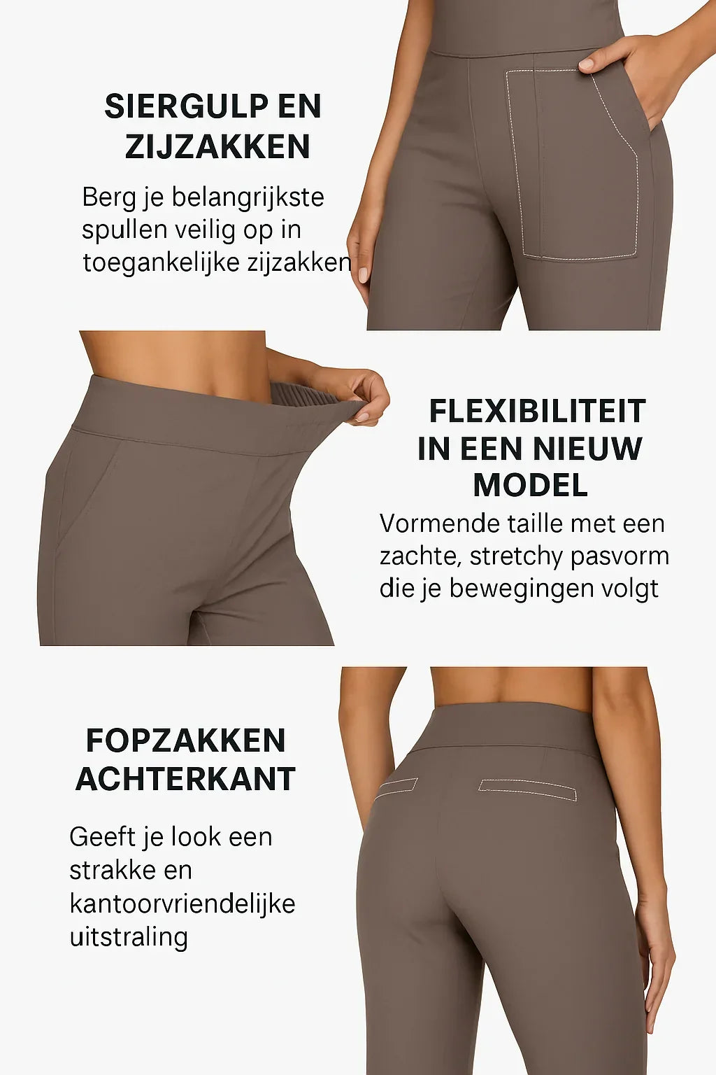 Lia Stretchhose | Damenhose mit Bequemer Passform und Weichem Stretchstoff