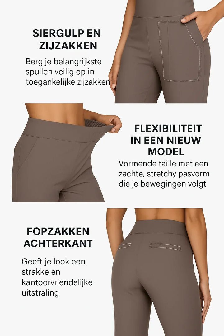 Lia Stretchhose | Damenhose mit Bequemer Passform und Weichem Stretchstoff