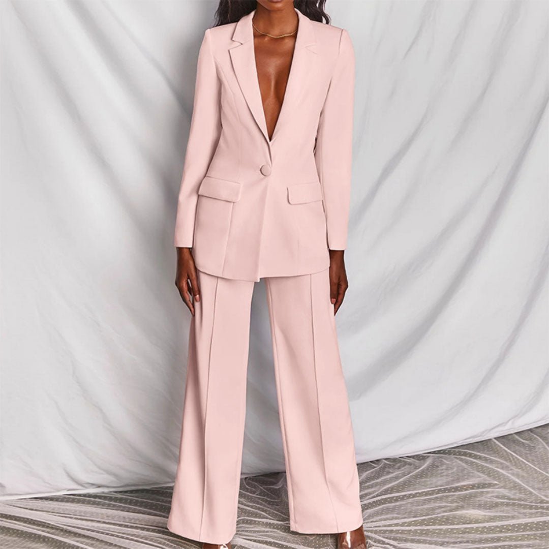 Leotine™ | Schickes Blazer- und Hosen-Set
