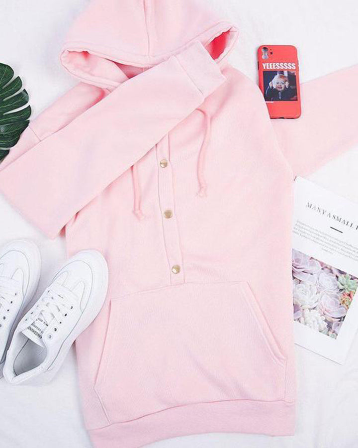 Leyla | Entspannter Hoodie mit Kordelzug