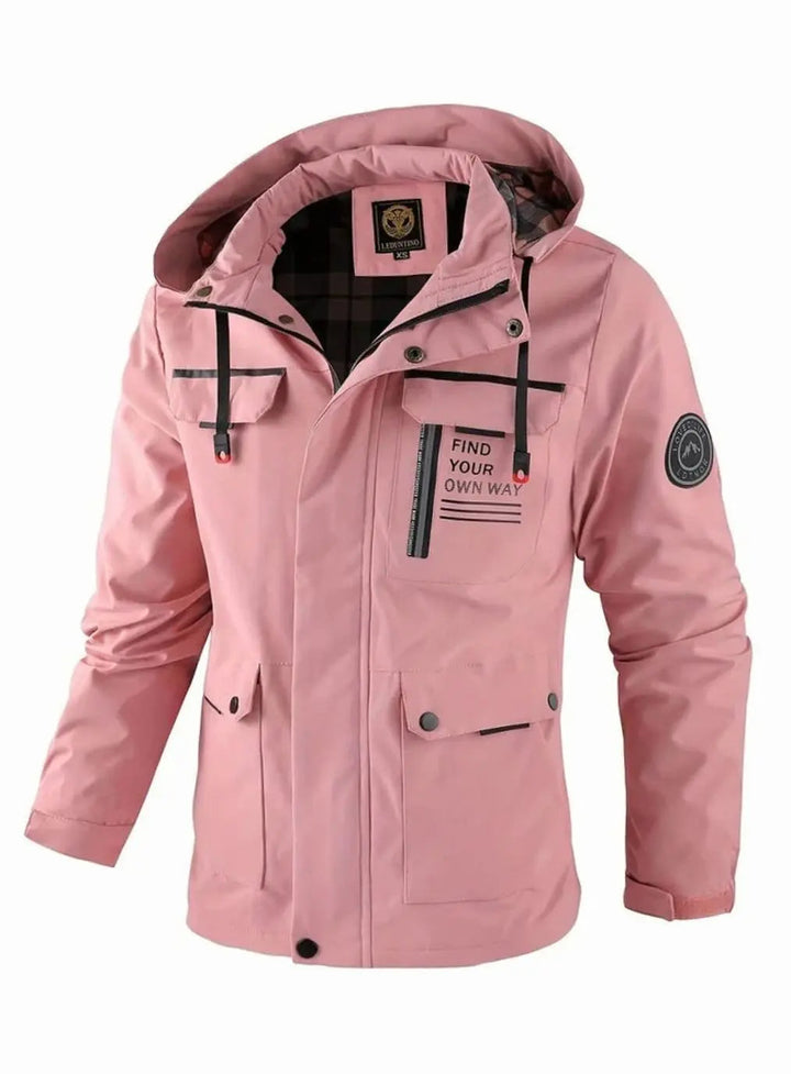 Jacob | Herren Wasserdichte Kapuzen-Multitaschen-Winterjacke