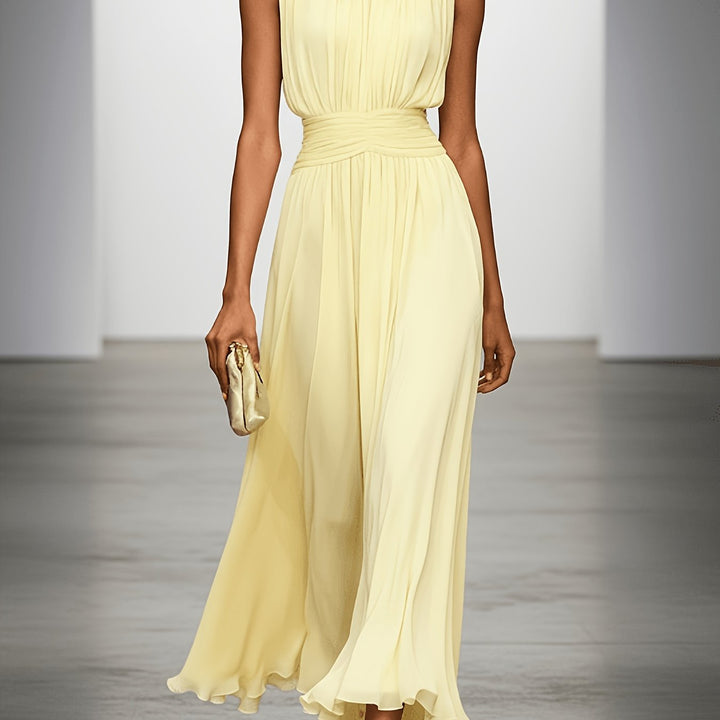 Miss | Robe longue élégante en viscose pour femme