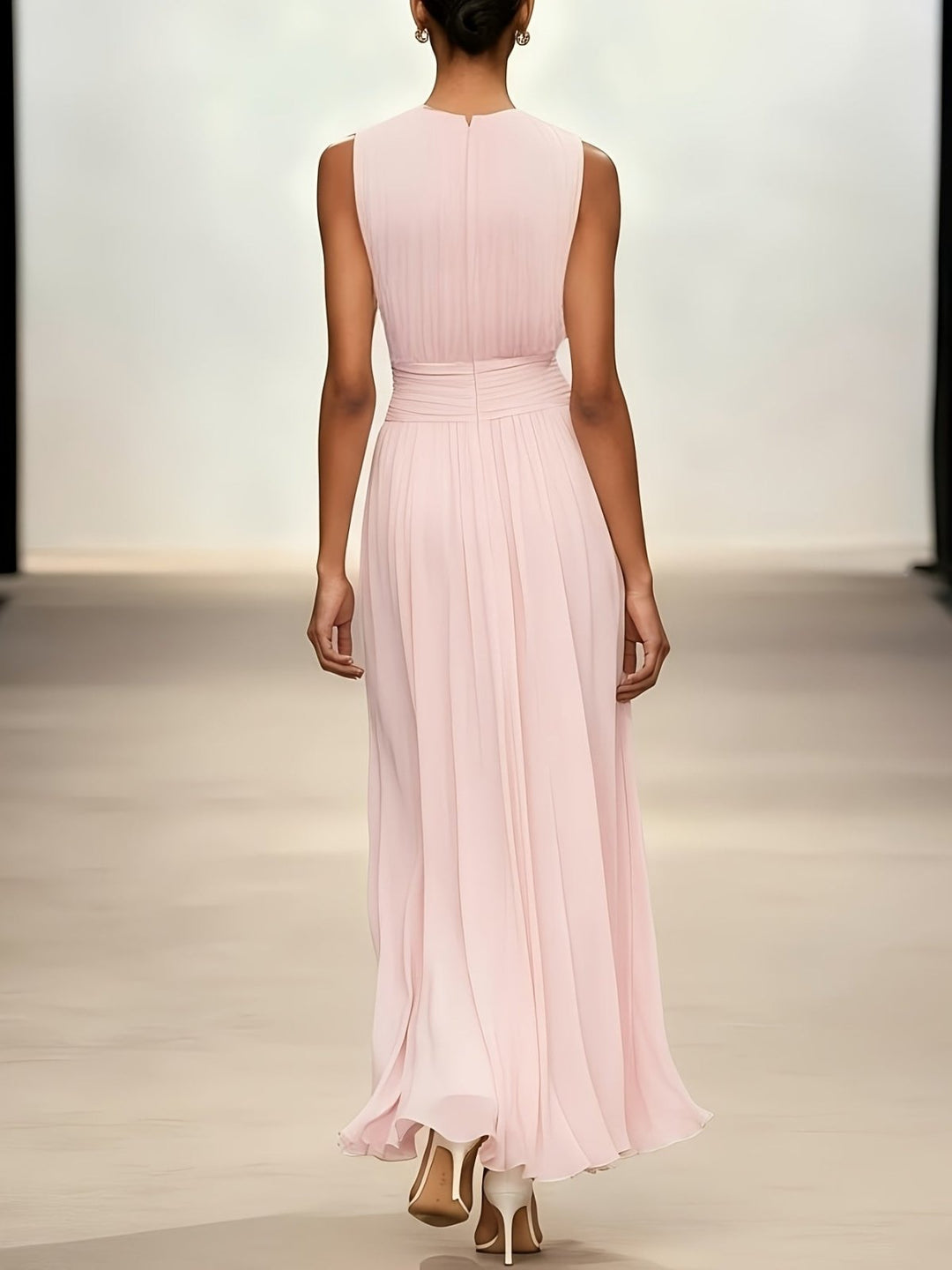 Miss | Robe longue élégante en viscose pour femme