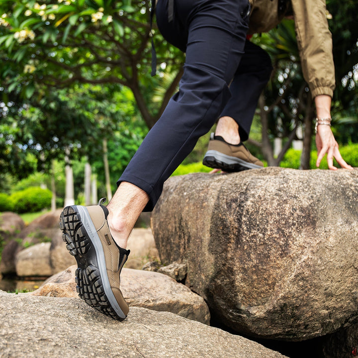 OrthoStep Herren Orthopädische Sneakers – Fußgewölbeunterstützung &amp; Stoßdämpfung
