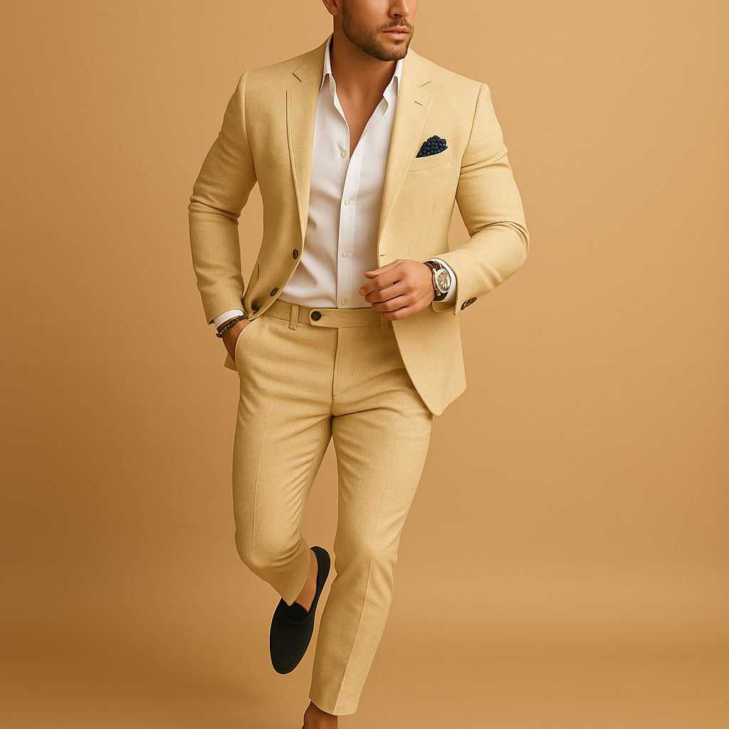 Slim Fit Herrenanzug mit Blazer und Hose für formelle Anlässe | Michael