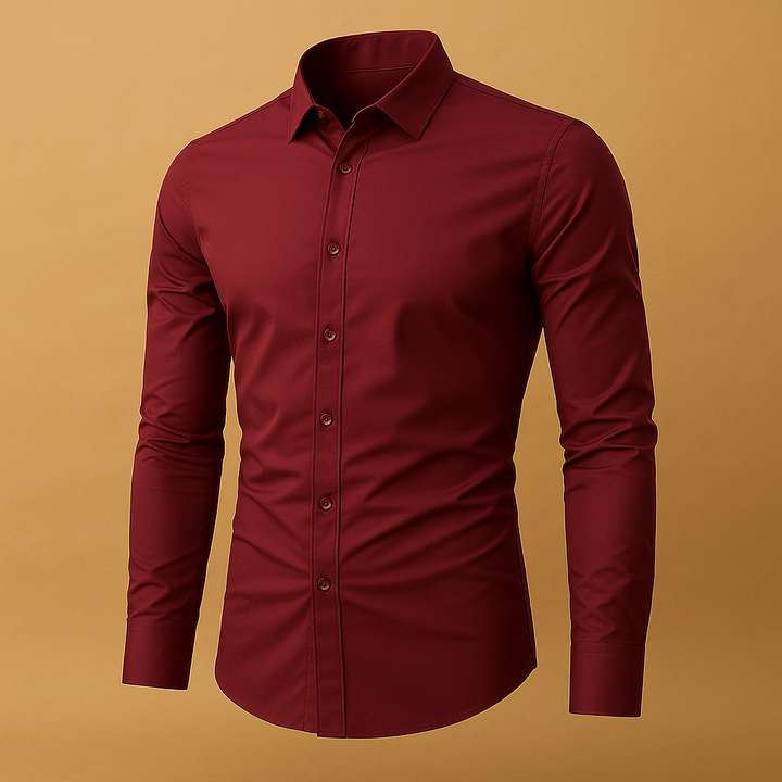 Slim Fit Hemd mit Umlegekragen für Herren | Joris