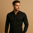 Slim Fit Hemd mit Umlegekragen für Herren | Joris