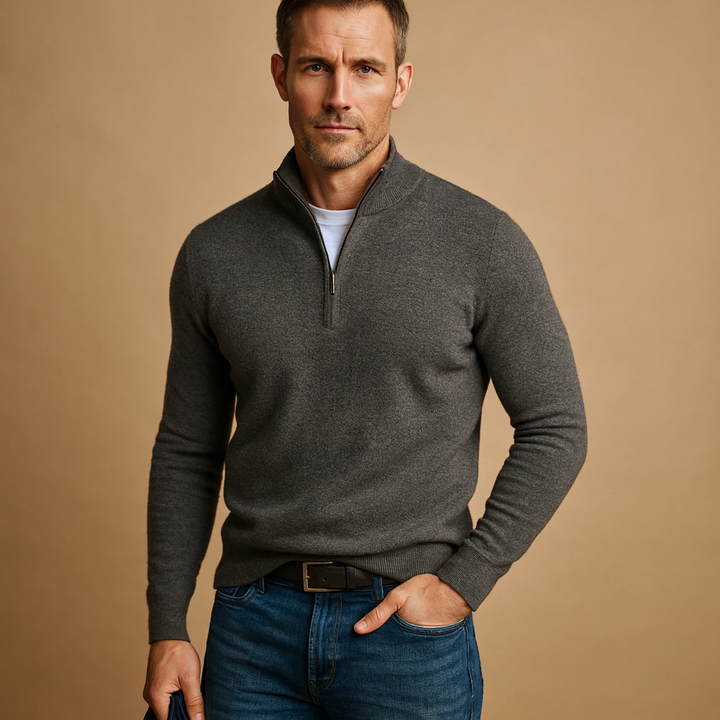 Herrenjacke mit Reißverschluss für den täglichen Gebrauch | Daan