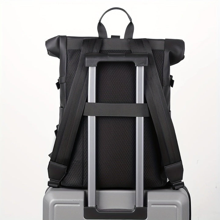 Herren Rucksack – Roll-Top – Wasserabweisende Laptoptasche Design