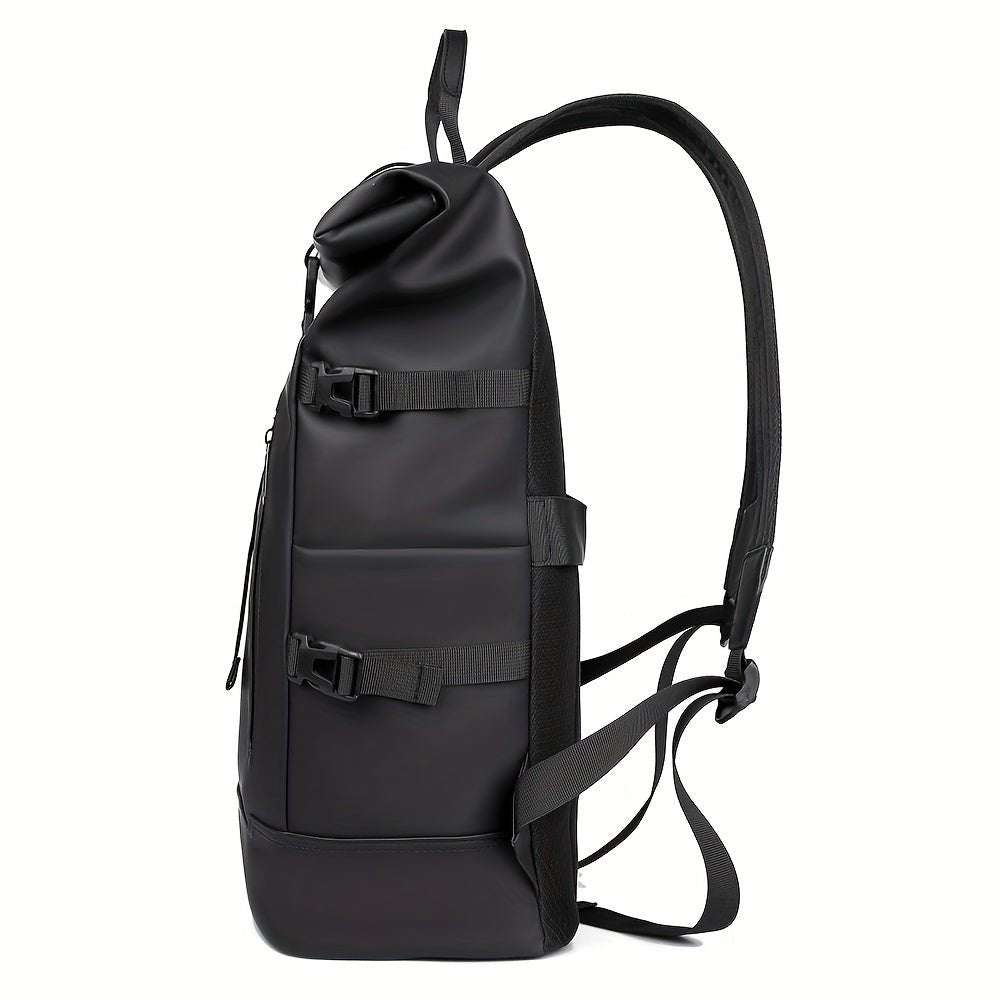Herren Rucksack – Roll-Top – Wasserabweisende Laptoptasche Design